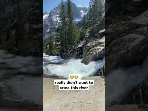These rivers in the Sierra Nevada on the PCT are intense!