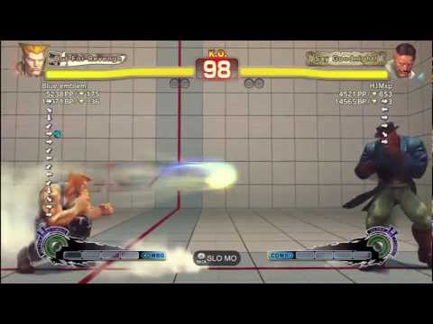Blue emblem (Guile) vs HJMxp (Dudley) 2