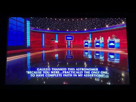 Final Jeopardy, “Scientists” - Tyler Rhode Day 5 (11/2/21)