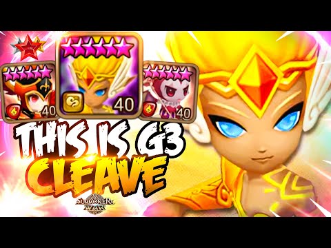His ULTRA FAST CLEAVE SHOCKS Enemies in G3 RTA - Summoners War
