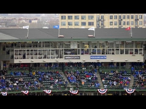 Wrigley Field and skyline views from Halsted Flats 2-bedrooms