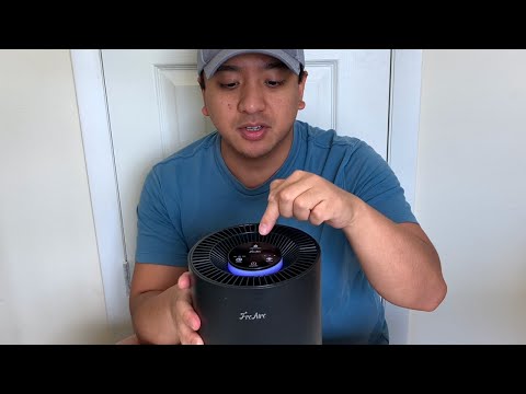 FreAire Air Purifiers for Bedroom Up to 1086 Ft², Air Purifiers for Home with Lights, HEPA Air Purifier Removes Dust Smoke Pollen Dander Smell, for Home/Pets/Bedroom video review thumbnail
