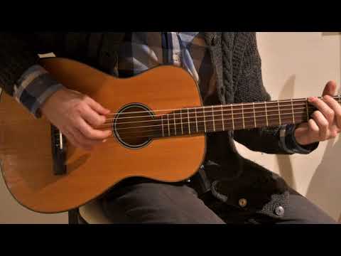 Vintage German Parlor Guitar, 1950's, video included image 13