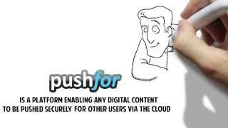 Whiteboard video for PushFor.com