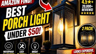 I installed Amazon Porch Lights with a special feature!