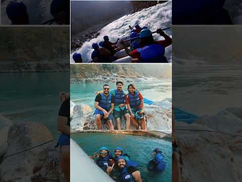 "Rishikesh Rafting at Ganges!" Hashtags: #RishikeshRapids #GangesAdventure #WaterSports