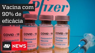 Vacina da Pfizer e BioNTech tem 90% de eficácia contra a Covid-19