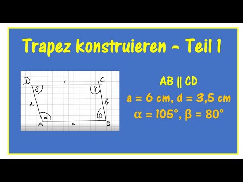 Constructing a trapezoid - Part 1: From two sides and two angles