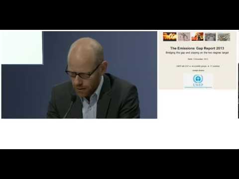 Pressekonferenz des UN-Umweltprogramms UNEP am 5.11.2013: Vorstellung des Emissions-Gap-Report