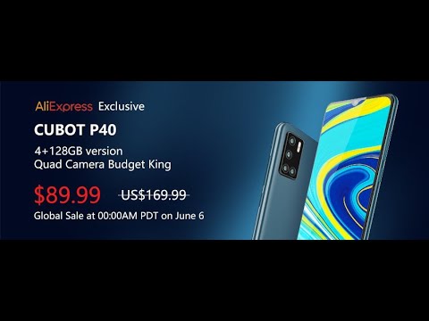 Cubot P40 disponible à 80e