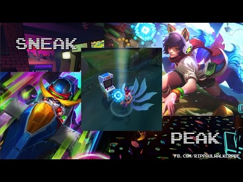 Arcade Skins Sneak Peek - Ezreal , Ahri , Corki