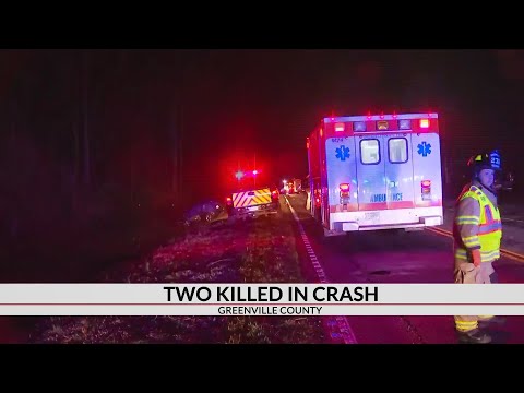 2 killed during 3-vehicle crash involving snow plow on Geer HWY in Greenville Co.