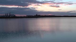 preview picture of video 'Barrow-in-Furness Sunset June 2014'