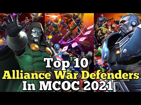 Top 10 Alliance War Defenders In Marvel Contest Of Champions In 2021