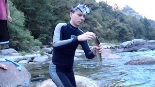 Free Diving A Fish Filled River With The Family, Nature, Camping, Fishing, Herping.
