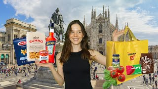 Inside an Italian supermarket in Milan 🇮🇹🛒