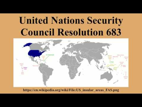 United Nations Security Council Resolution 683