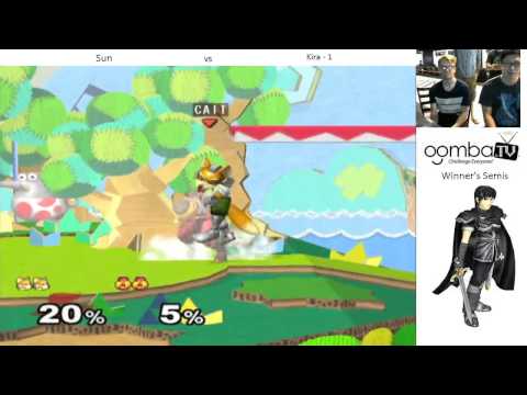 Oomba TV 1 Winner's Semis - Sun (Fox) vs Kira (Sheik) - SSBM Singles