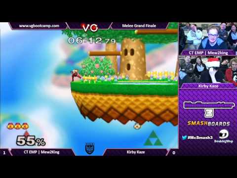 McSmashter 3 - Mew2King (Sheik) Vs. KirbyKaze (Sheik) - Grand Finals