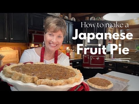 Japanese Fruit Pie Christmas Holiday Dessert Quick & Easy @ourforeverfarm