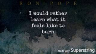 Ron Pope - One Grain of Sand (lyrics)