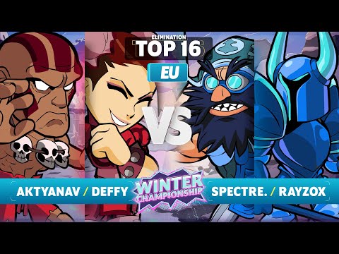 Aktyanav & deffy vs. Spectre. & Rayzox - Elimination Top 16 - Brawlhalla Winter Championship 2023
