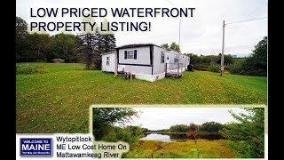 preview picture of video 'Maine Vacation Riverfront Home, Land | 3474 Danforth RD Wytiplock ME MOOERS REALTY #8781'