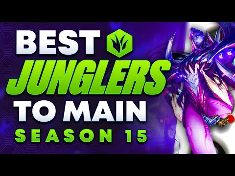The Best Junglers To MAIN For Season 15 To Climb Every Rank!