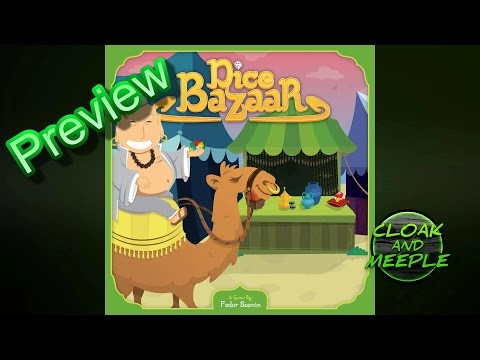 Cloak and Meeple: Preview, Dice Bazaar