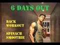 6 Days out my first South African bodybuilding show