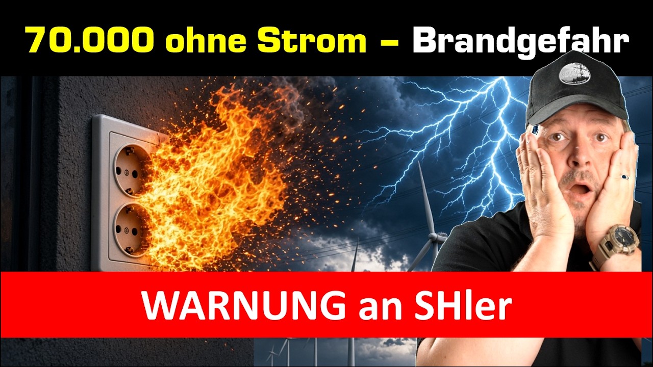 Warnung an 70.000 SH! Heutiger Stromausfall = Brandgefahr durch Überspannung
