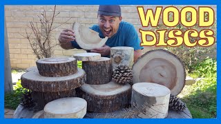 Make Wood Slice Centerpieces - Wood Tree Round Projects