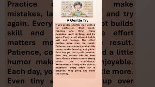 A Gentle Try “Start Today, Do Confidently Tomorrow!” #affirmations #selfimprovement #gentletry
