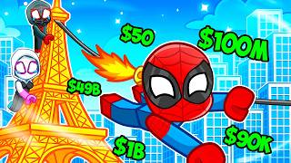 I Spent $786,435 to Climb And Zipline 7,896,132 MPH in Roblox!