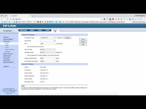 Šakotuvas Maršrutizatorius TP-LINK TL-R470T+ (xDSL (cable connector LAN)) video