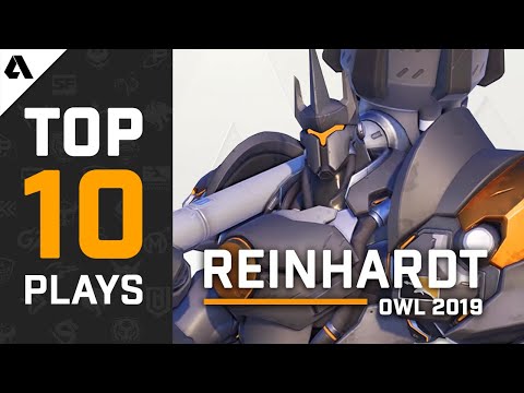 TOP 10 Best Reinhardt Plays - Overwatch League Season 2