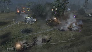 Company of Heroes 2 General Mud Fortified Armor Doctrine gameplay