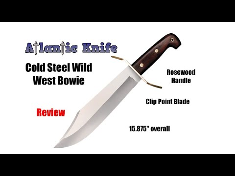 Cold Steel Wild West Bowie Knife Review |  Atlantic Knife Reviews