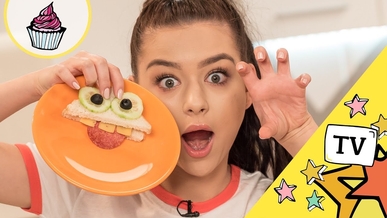 Kanapki potworki na śniadanie w szkole / Pomysły na Kanapki (My3 Gotowanie) My3 - TV dla Dzieci