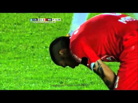 Méndez probó de afuera. Colón 0 - Independiente 0. Fecha 19. Primera División 2015. FPT.