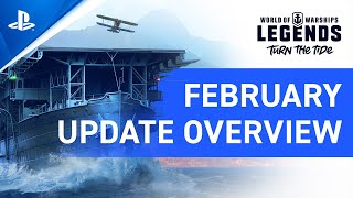 PlayStation World of Warships: Legends – February Update Overview | PS4 anuncio