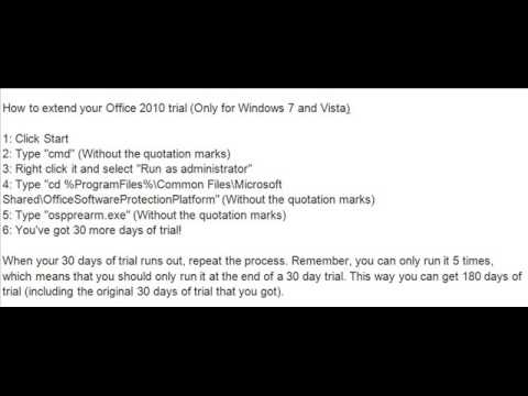 how to extend office trial by 180 days how to extend office trial by 180 days