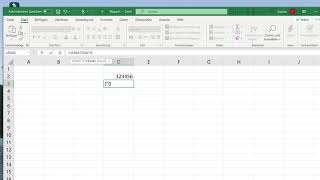 Microsoft Excel: Verketten-Funktion – Null vor Zahl anzeigen