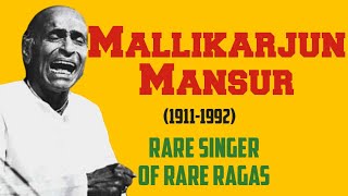 MALLIKARJUN MANSUR: The Man Who Breathed Music