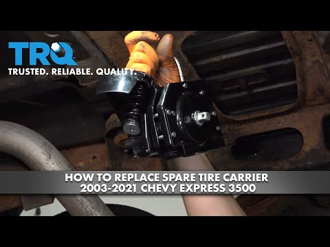 How to Replace Spare Tire Carrier 2003-2021 Chevrolet Express 3500