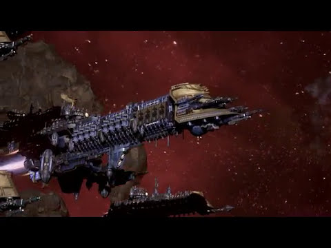 Imperial forces destroy a Planet Killer! - Battlefleet Gothic Armada
