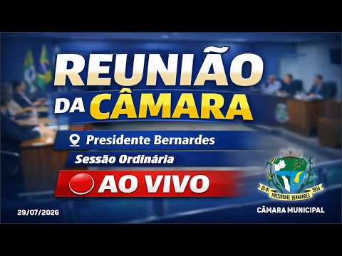 SEXTA REUNIÃO ORDINÁRIA DA CÂMARA MUNICIPAL DE PRESIDENTE BERNARDES-MG / 2026