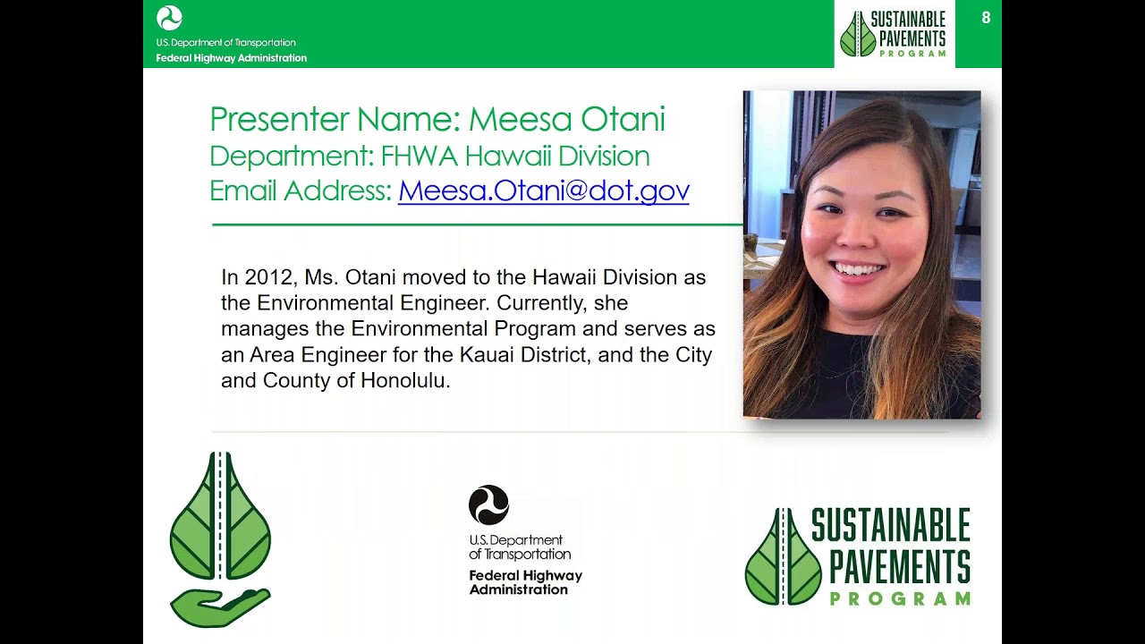 Pavement Sustainability Basics