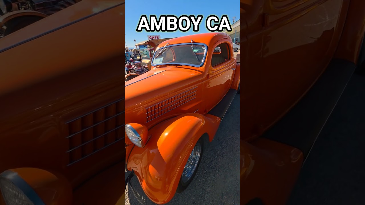 1935 Ford 3 Window Coupe on Route 66 in Amboy California