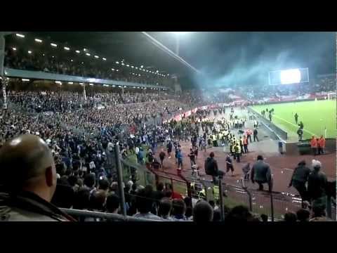 KSC-SSV Jahn Regensburg (2-2) Nach dem Spiel // Randale (14.05.2012) Part 1